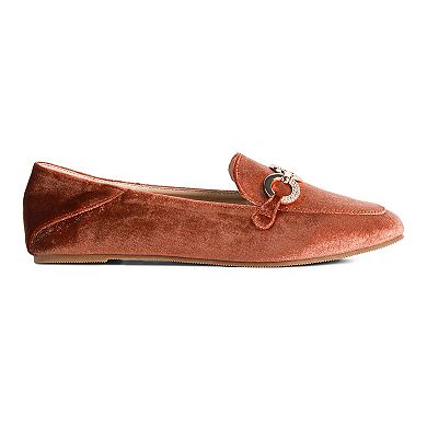 London Rag Women's Metal Detail Loafers