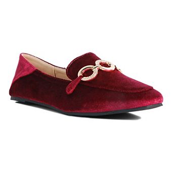 London Rag Women's Metal Detail Loafers