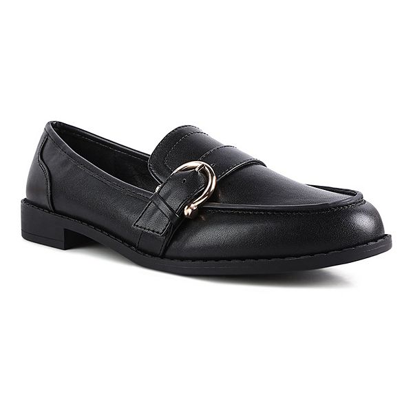 London Rag Sheboss Women's Buckle Detail Loafers