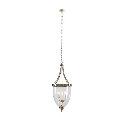 Martha Stewart Camden 4-Light Glass Bowl Chandelier