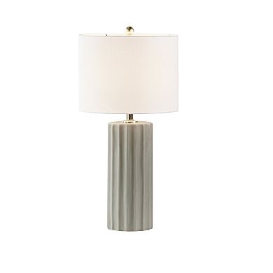 INK+IVY Glendale Ribbed Lamp Table Decor