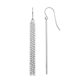 Au Naturale 14k Gold Drop Bar Earrings