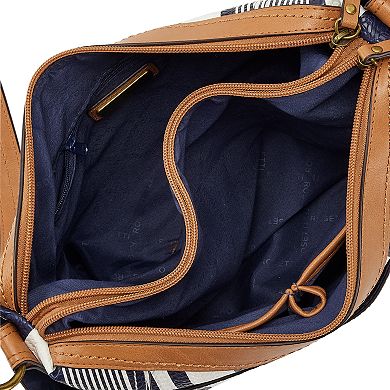 Rosetti Cindy Striped Convertible Shoulder Bag