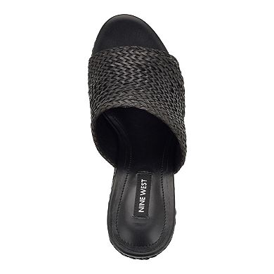 Nine West Everie Women's Woven Wedge Sandals