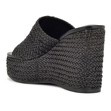 Nine West Everie Women's Woven Wedge Sandals