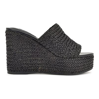 Nine West Everie Women's Woven Wedge Sandals