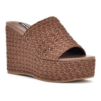 Nine West Everie Women's Woven Wedge Sandals