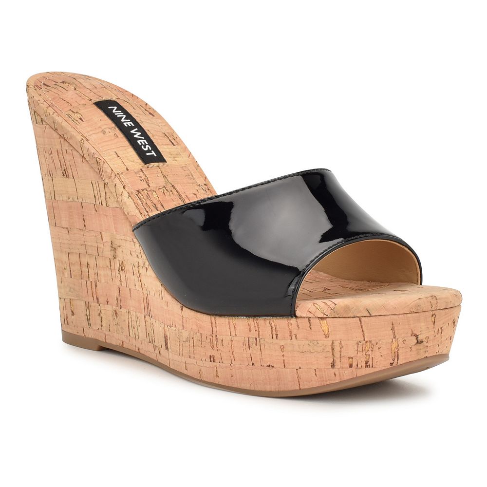 Nine West Herden Women's Slip-On Wedge Sandals