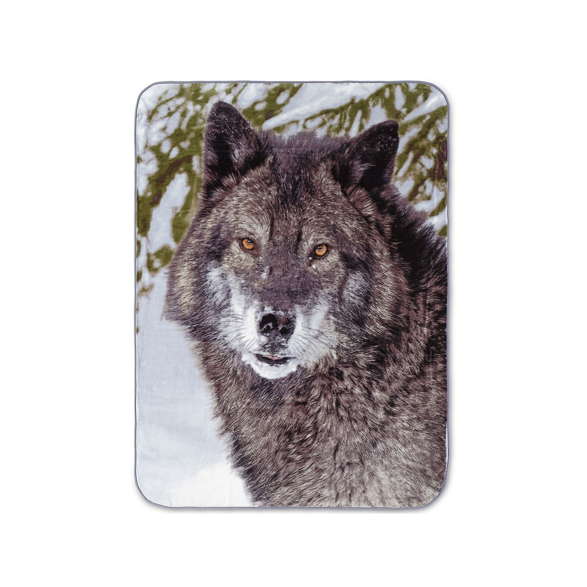 Shavel Home Products High Pile Oversized Luxury Throw, Gray Wolf