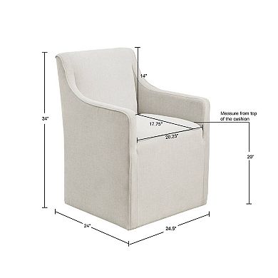 Madison Park Elaine Dining Arm Chair