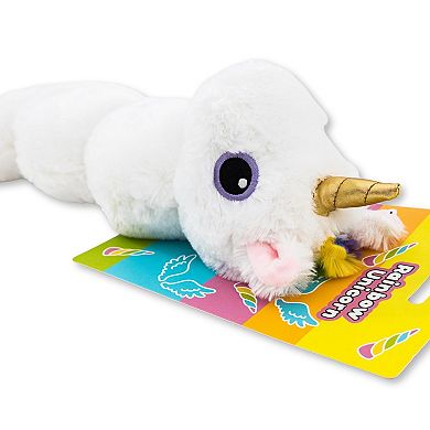 Colorful Unicorn Squeaker Dog Chew Toy Magical Creature Plush Dog Toy