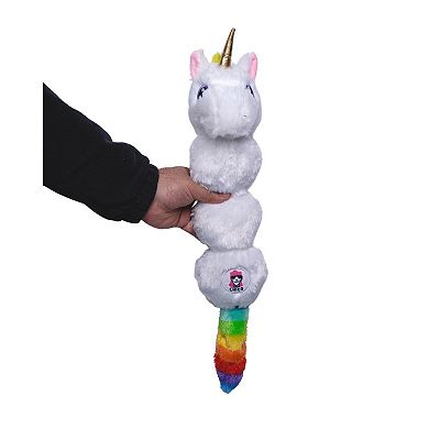 Colorful Unicorn Squeaker Dog Chew Toy Magical Creature Plush Dog Toy