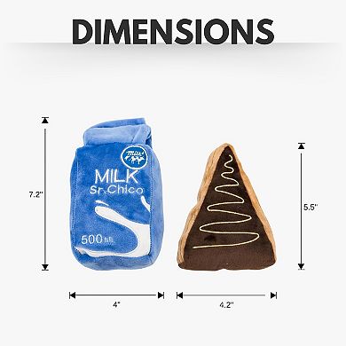 Midnight Snack Crinkle And Squeaky Plush Dog Toy Combo