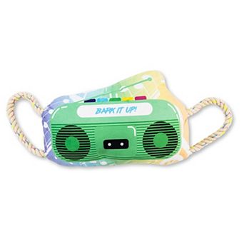 Retro Boombox Squeaker Dog Chew Toy