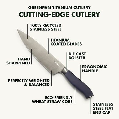 GreenPan Titanium 8-in. Chef's Knife