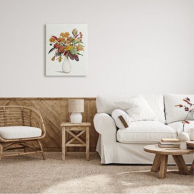 Stupell Home Decor Autumn Flower Bouquet Canvas Wall Art