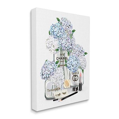 Stupell Home Decor Glam Hydrangea Fashion Canvas Wall Art