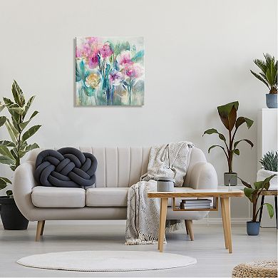 Stupell Home Decor Abstract Flowers Cascading Canvas Wall Art
