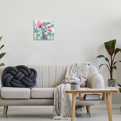 Stupell Home Decor Abstract Flowers Cascading Plaque Wall Art