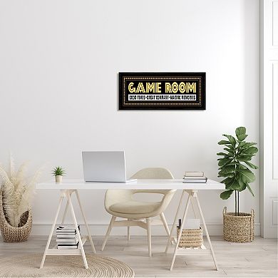 Stupell Home Decor Family Game Room Framed Wall Decor