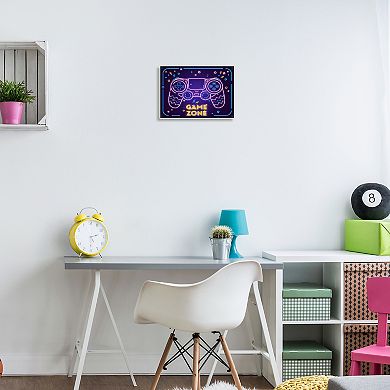 Stupell Home Decor Family Game Room Retro Framed Wall Art