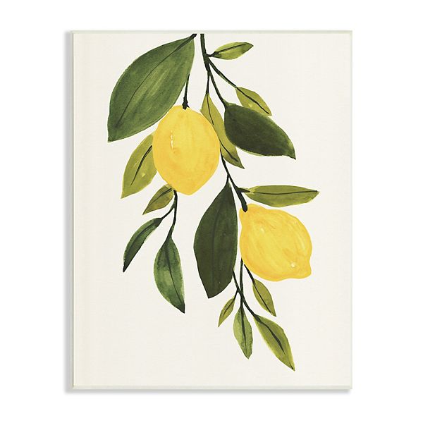 Stupell Home Decor Country Lemon Tree Wall Art