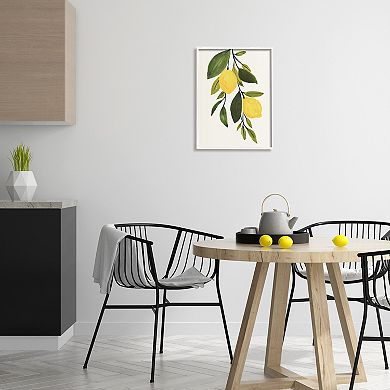 Stupell Home Decor Country Lemon Tree Wooden Framed Wall Art