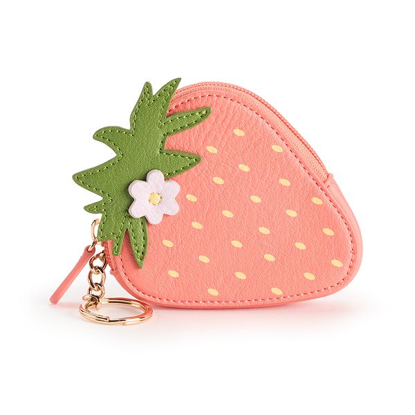 LC Lauren Conrad Strawberry Coin Pouch