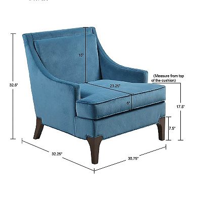 Martha Stewart Anna Upholstered Accent Arm Chair