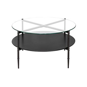 Martha Stewart Caroline Interchangeable Top Round Coffee Table