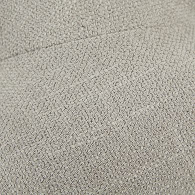 Martha Stewart Clara Button Tufted Upholstered Ottoman