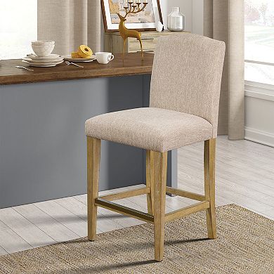 Martha Stewart Connor Upholstered Counter Stool