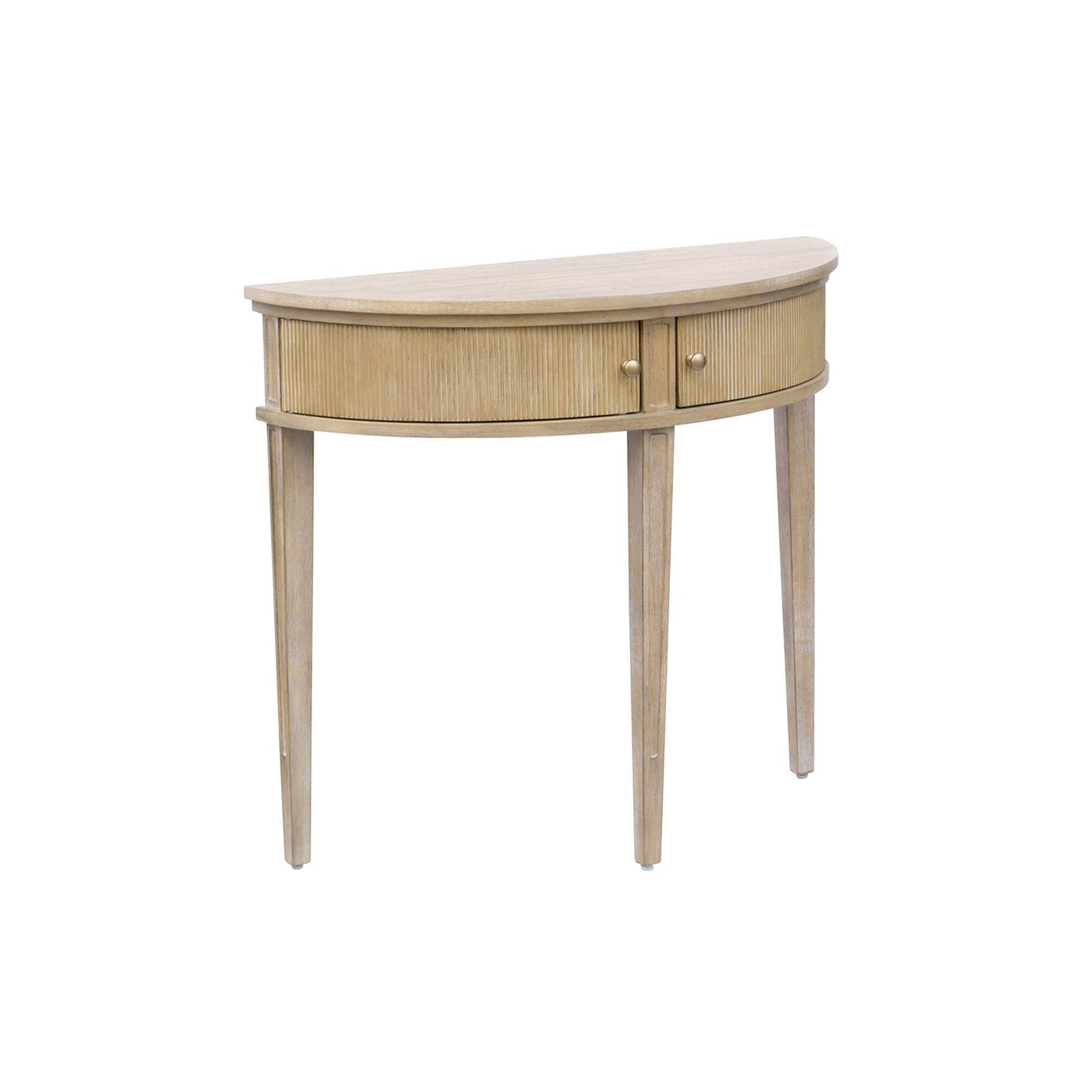 Martha Stewart Crestview Storage Console Table, Reclaimed Wheat