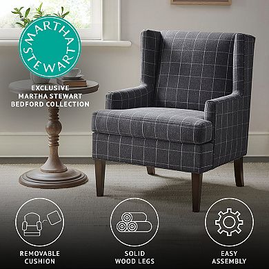 Martha Stewart Decker Upholstered Accent Arm Chair