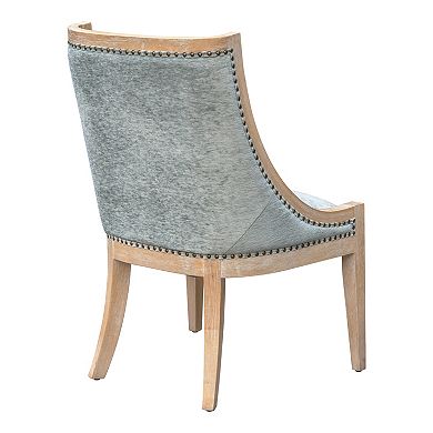 Martha Stewart Elmcrest Upholstered Dining Chair with Nailhead Trim