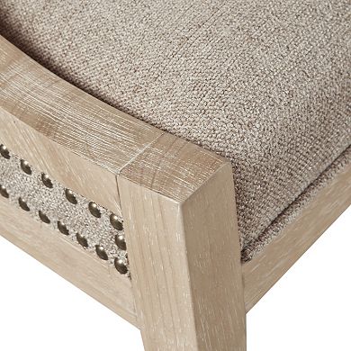 Martha Stewart Elmcrest Upholstered Dining Chair with Nailhead Trim