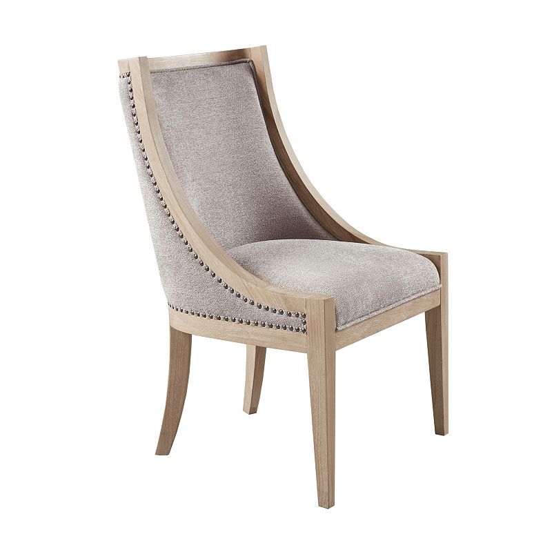 Martha Stewart Elmcrest Swoop Dining Chair, Linen