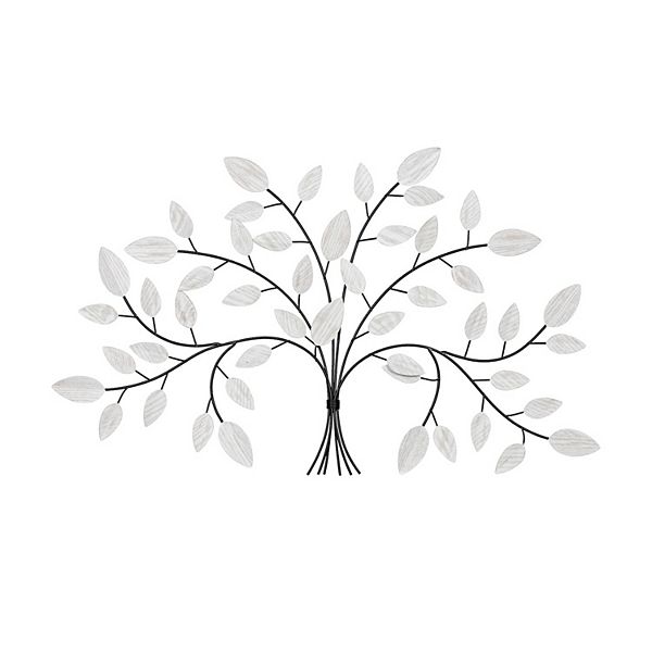 Stratton Home Decor Tree With White Leaves Botanical Wall Decor