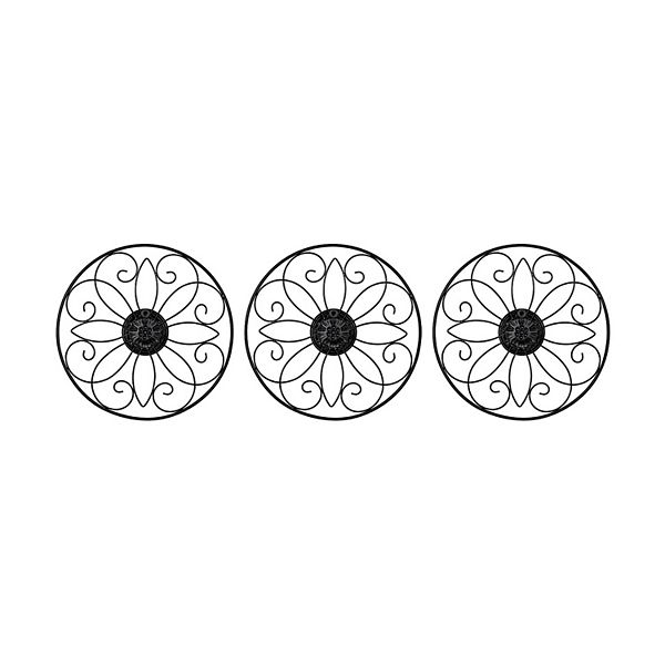 Stratton Home Decor Medallion Wall Decor 3piece Set