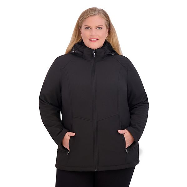 Plus size zeroxposur britney deals soft shell hooded jacket