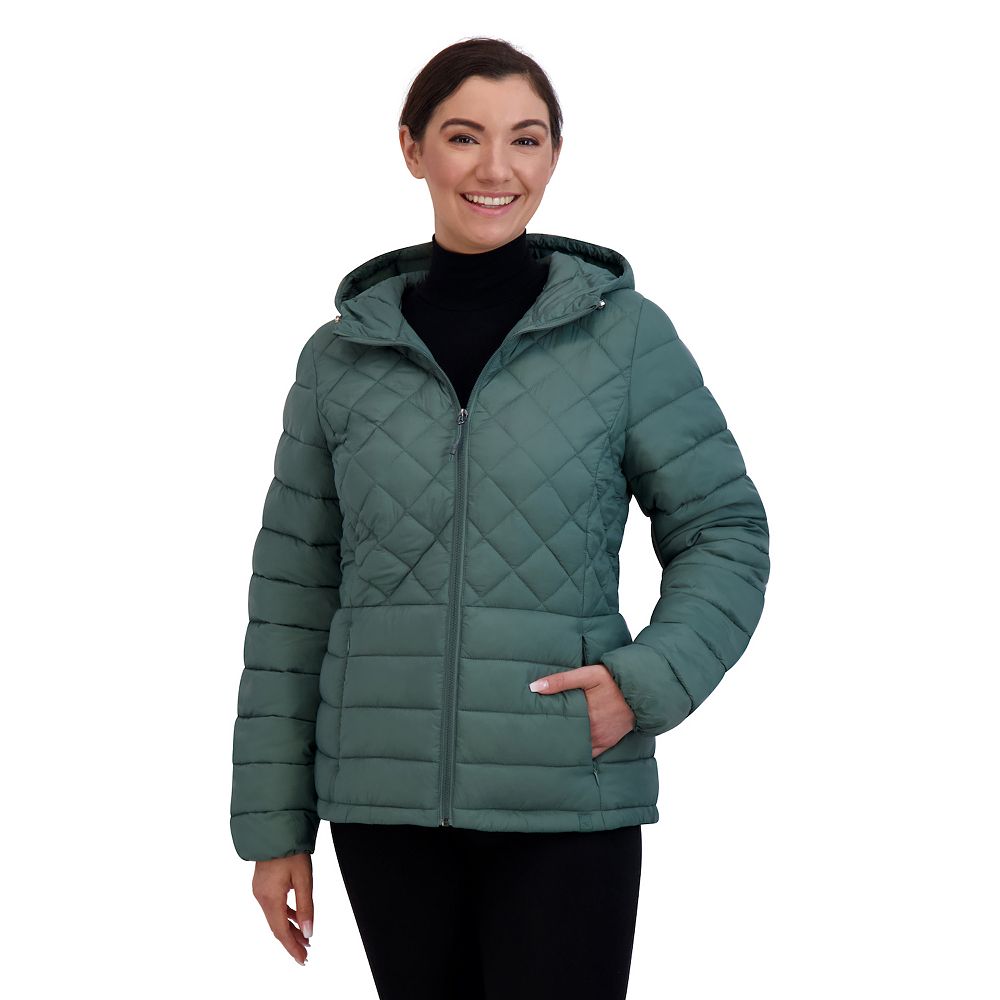 Women's zeroxposur gretchen hooded quilted puffer jacket discount