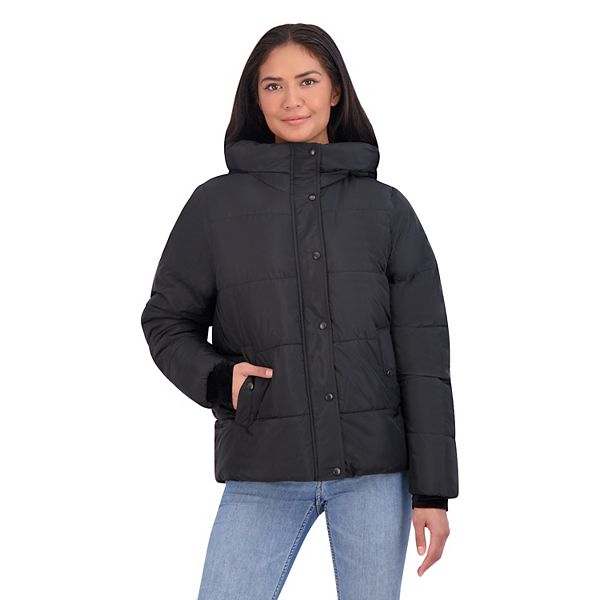 Women's zeroxposur shimmer heavyweight quilted puffer jacket outlet