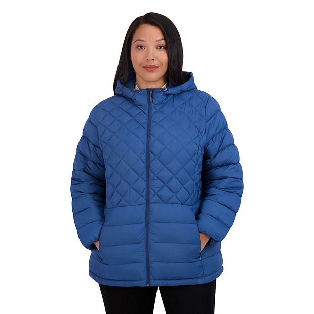 Plus Size ZeroXposur Gianna Hooded Quilted Puffer Jacket