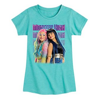 Girls 7-16 Monster High: The Movie Lagoona & Cleo Graphic Tee