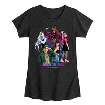 Girls 7-16 Monster High: The Movie Group Shot Graphic Tee