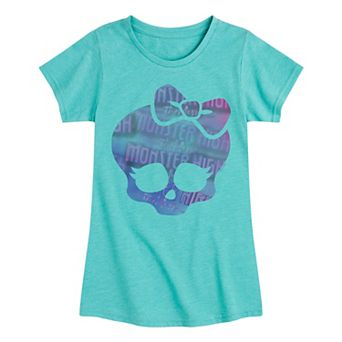 Girls 7-16 Monster High: The Movie Skull Graphic Tee