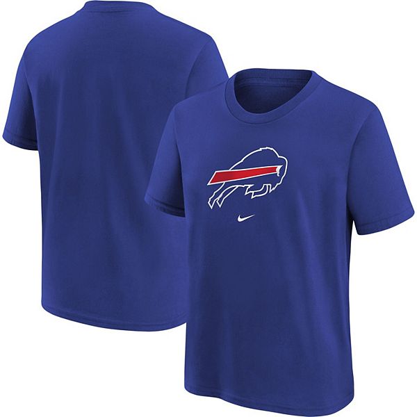 NFL Team Apparel Youth Buffalo Bills Royal Team Logo T-Shirt