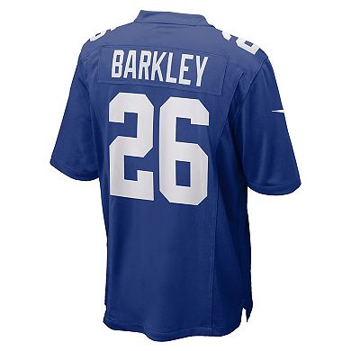 Men's Nike Saquon Barkley Royal New York Giants Game Jersey