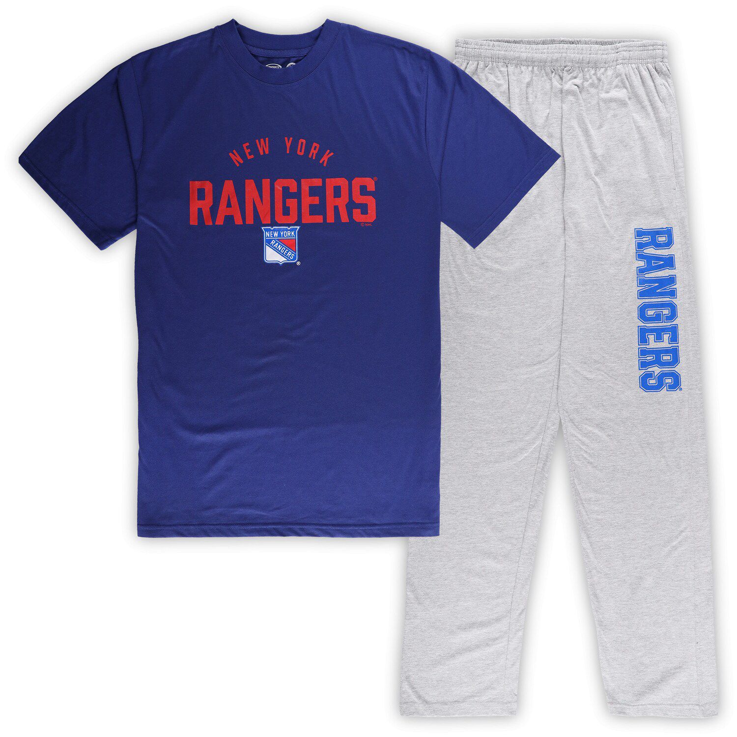 New york rangers royal best sale blue hockey jersey pajamas