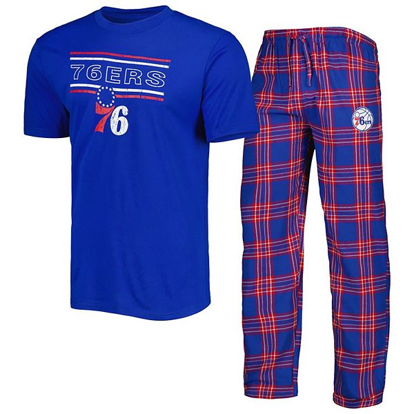 Men's Concepts Sport Royal/Red Philadelphia 76ers Badge T-Shirt ...